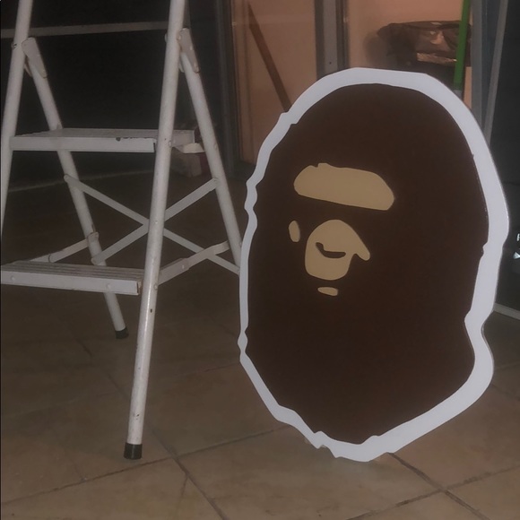 Bape Other - Custom BAPE wooden Self standing logo. Yeezy off